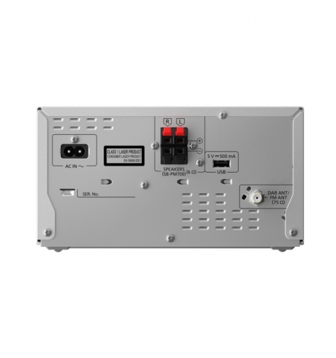 Panasonic SC-PM702 Heim-Audio-Mikrosystem 80 W Schwarz, Silber