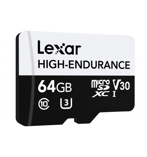 Lexar High-Endurance 64 GB MicroSDXC UHS-I Class 10