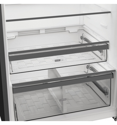 Whirlpool WHD2 6472 X4E Frigorifero doppia porta a libera installazione, Dual no frost, 70cm, Classe E, Pearl Inox, 38dbA, h187
