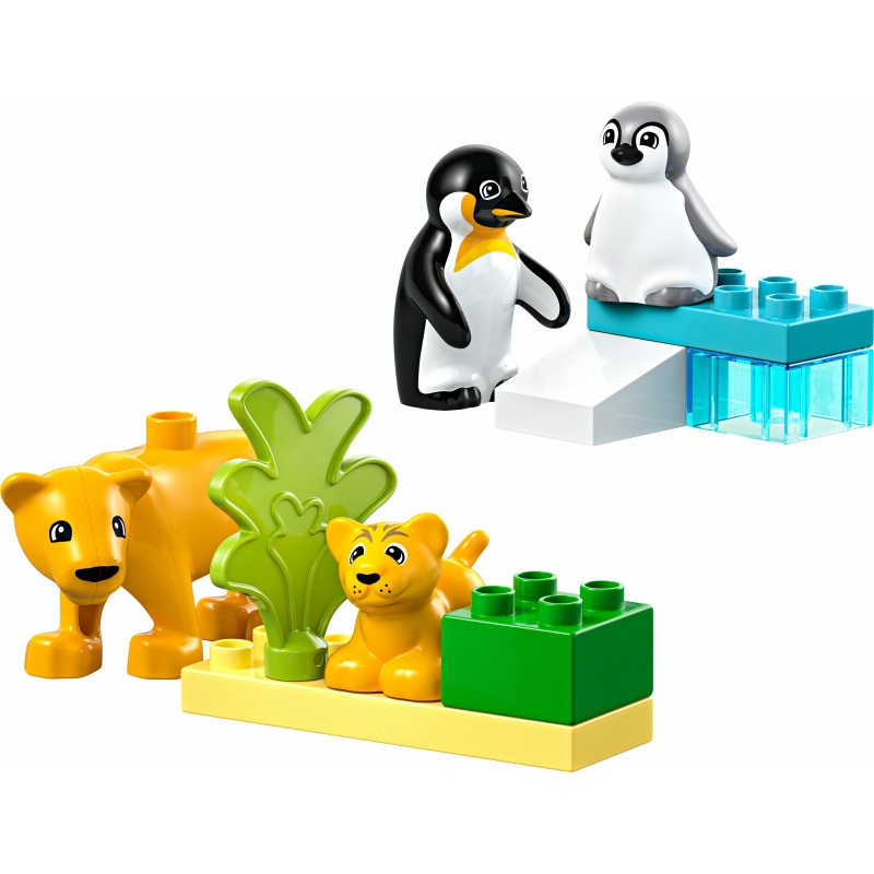 LEGO Famiglie di animali pinguini e leoni