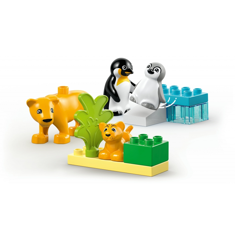 LEGO Familias de la Fauna Salvaje Pingüinos y Leones