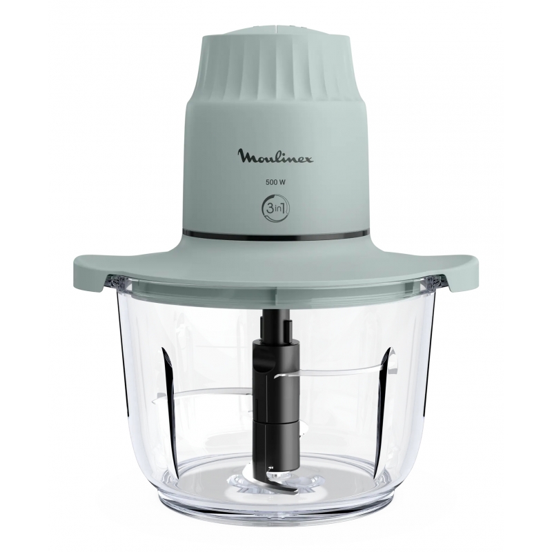 Moulinex Choppeo Tritatutto con Recipiente in Vetro, Capacità di 1 L, Vetro Borosilicato DJ603110