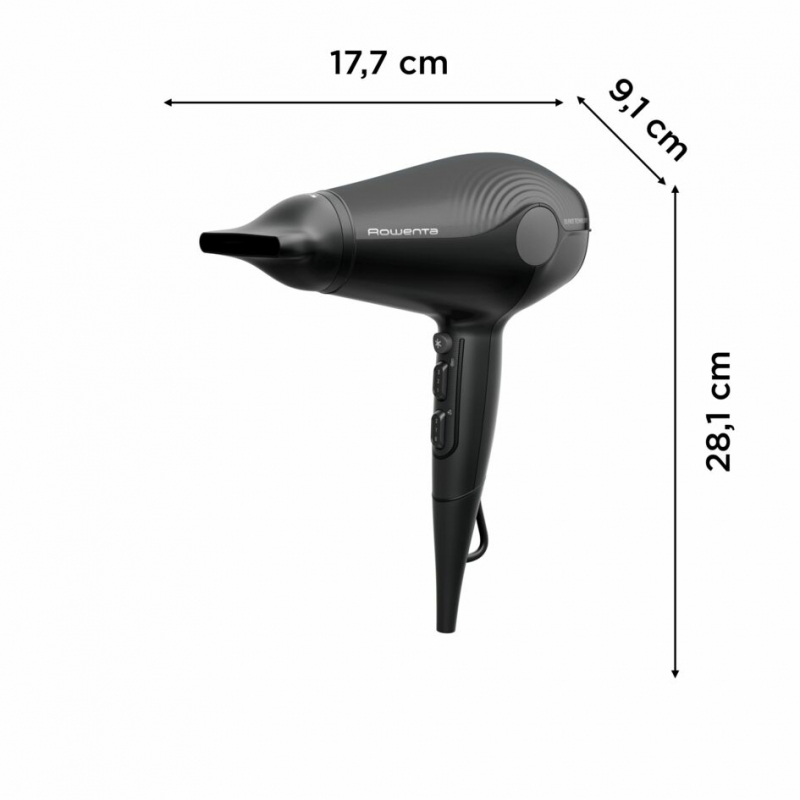 Rowenta Ultra Silence CV6430 sèche-cheveux 1800 W Noir