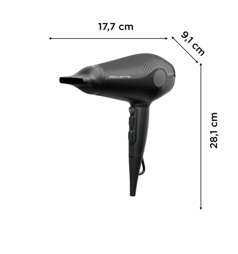 Rowenta Ultra Silence CV6430 sèche-cheveux 1800 W Noir