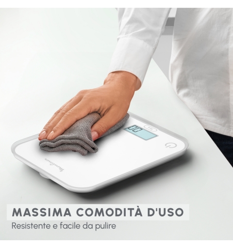 Moulinex BN50U0 báscula de cocina Blanco Encimera Rectángulo Báscula electrónica de cocina