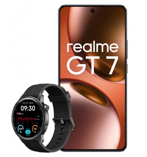 realme GT 7 17,2 cm (6.78") Doppia SIM Android 15 5G USB tipo-C 12 GB 512 GB 7000 mAh Nero