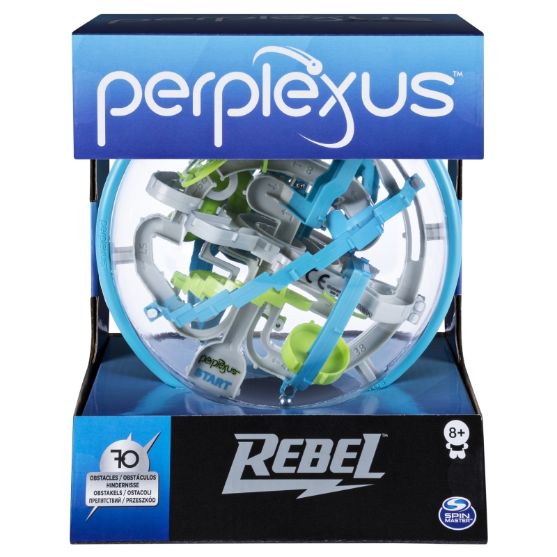 Games Perplexus Rebel, Il Rompicapo in 3D con 70 Ostacoli in Una Sfera, 8+