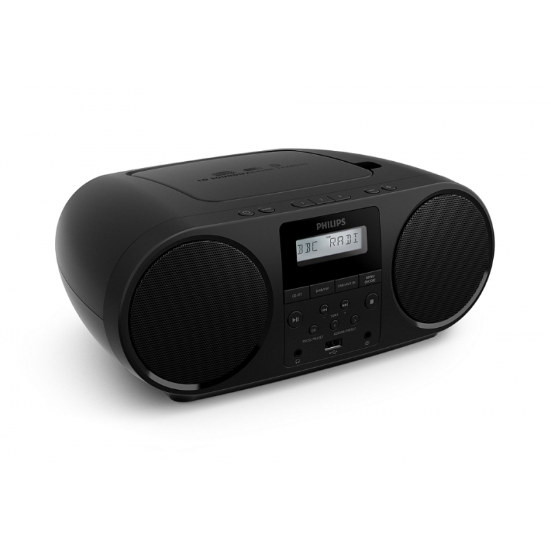 Philips TAZ6000 10 CD-Player Tragbarer CD-Player Schwarz