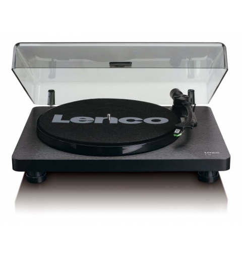 Lenco L-30BK Plattenspieler Audio-Plattenspieler mit Riemenantrieb Schwarz Halbautomatisch