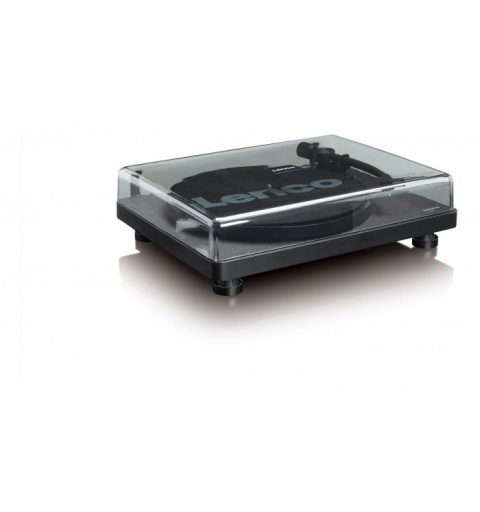 Lenco L-30BK Plattenspieler Audio-Plattenspieler mit Riemenantrieb Schwarz Halbautomatisch