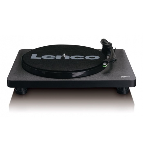 Lenco L-30BK Plattenspieler Audio-Plattenspieler mit Riemenantrieb Schwarz Halbautomatisch