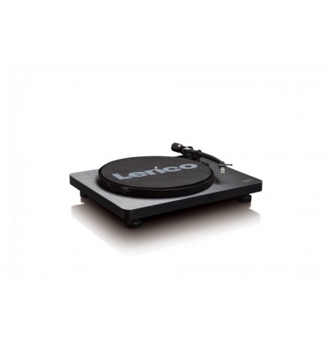 Lenco L-30BK Plattenspieler Audio-Plattenspieler mit Riemenantrieb Schwarz Halbautomatisch