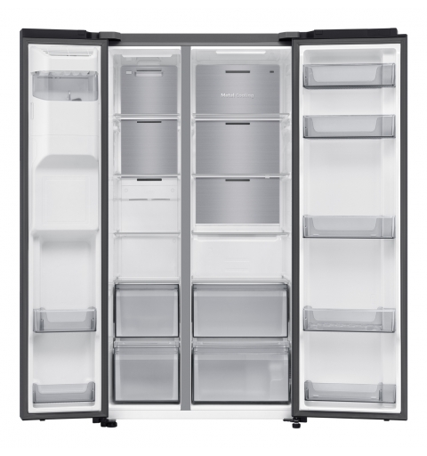 Samsung RS70F64KEF frigo américain Pose libre 640 L E Argent