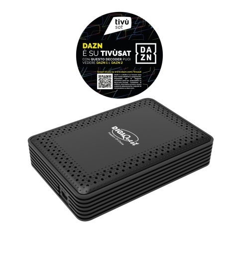 Digiquest RICD1248 descodificador para televisor Satélite Full HD Negro