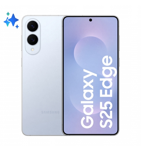 Samsung Galaxy S25 Edge 17 cm (6.7") Double SIM Android 15 5G USB Type-C 12 Go 512 Go 3900 mAh Bleu
