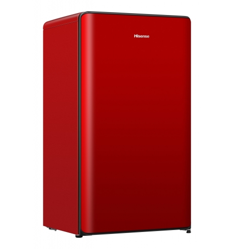 Hisense RR106D4CRE Kühlschrank mit Gefrierfach Freistehend 82 l E Rot