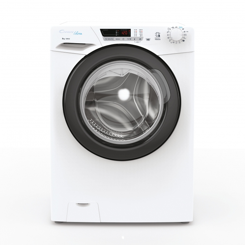 Candy Ultra HCU1282DWB4 1-S Waschmaschine Frontlader 8 kg 1200 RPM Weiß