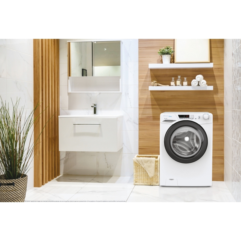 Candy Ultra HCU1282DWB4 1-S lavatrice Caricamento frontale 8 kg 1200 Giri min Bianco