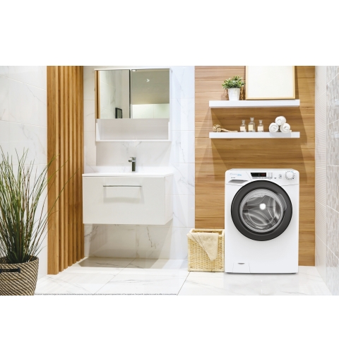 Candy Ultra HCU1282DWB4 1-S washing machine Front-load 8 kg 1200 RPM White