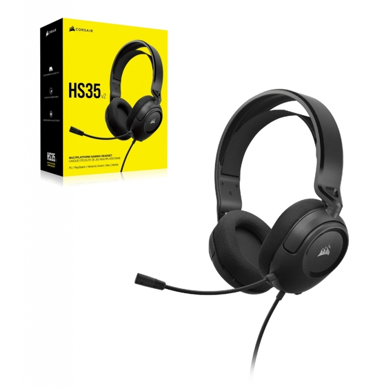 Corsair HS35 v2 Headset Wired Head-band Gaming Blue