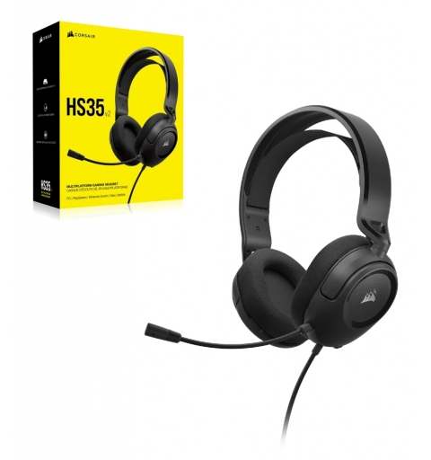 Corsair HS35 v2 Headset Wired Head-band Gaming Blue