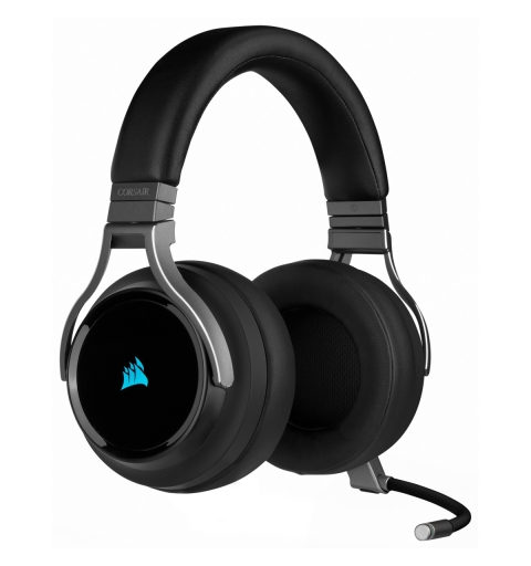 Corsair Virtuoso RGB Auriculares Inalámbrico y alámbrico Diadema Juego USB tipo A Carbono