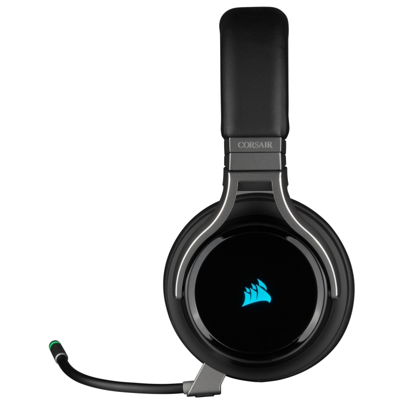 Corsair Virtuoso RGB Auriculares Inalámbrico y alámbrico Diadema Juego USB tipo A Carbono
