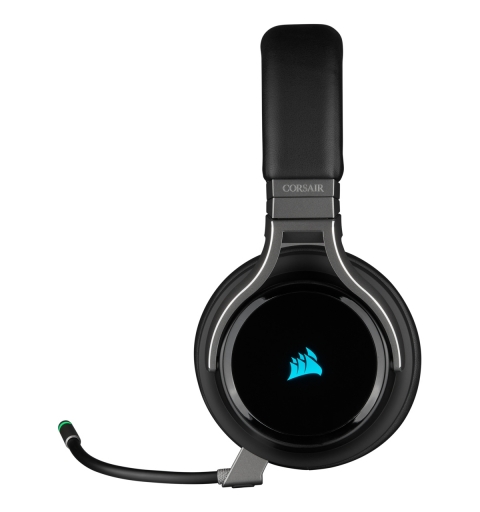 Corsair Virtuoso RGB Auriculares Inalámbrico y alámbrico Diadema Juego USB tipo A Carbono
