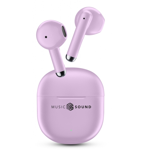 Music Sound 8018080491177 Headset Wireless In-ear Calls Music Bluetooth Pink