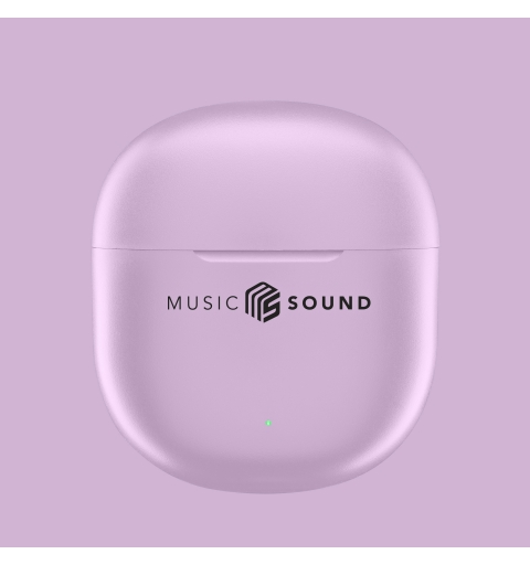 Music Sound 8018080491177 Casque Sans fil Ecouteurs Appels Musique Bluetooth Rose