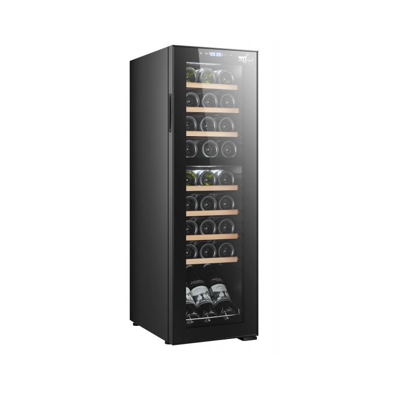 Melchioni Vermentino 27 C Dual Cantinetta vino con compressore Libera installazione Nero 27 bottiglia bottiglie