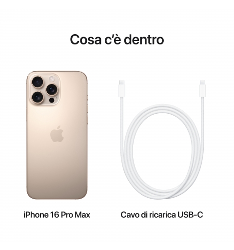 Apple iPhone 16 Pro Max 17,5 cm (6.9") SIM doble iOS 18 5G USB Tipo C 512 GB Arena