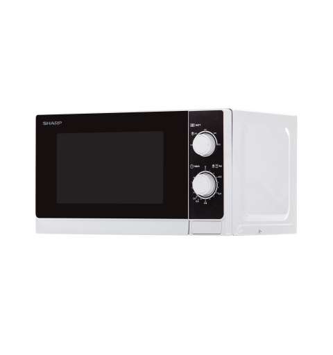 Sharp Home Appliances R-200WW Negro, Blanco Solo microondas Encimera 20 L 800 W