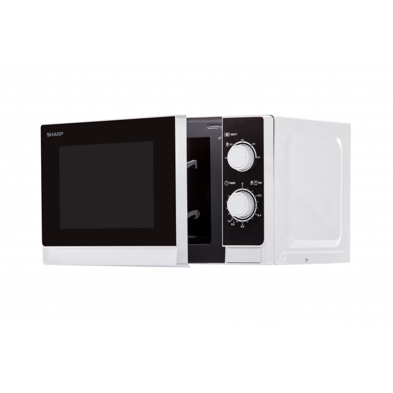 Sharp Home Appliances R-200WW Negro, Blanco Solo microondas Encimera 20 L 800 W