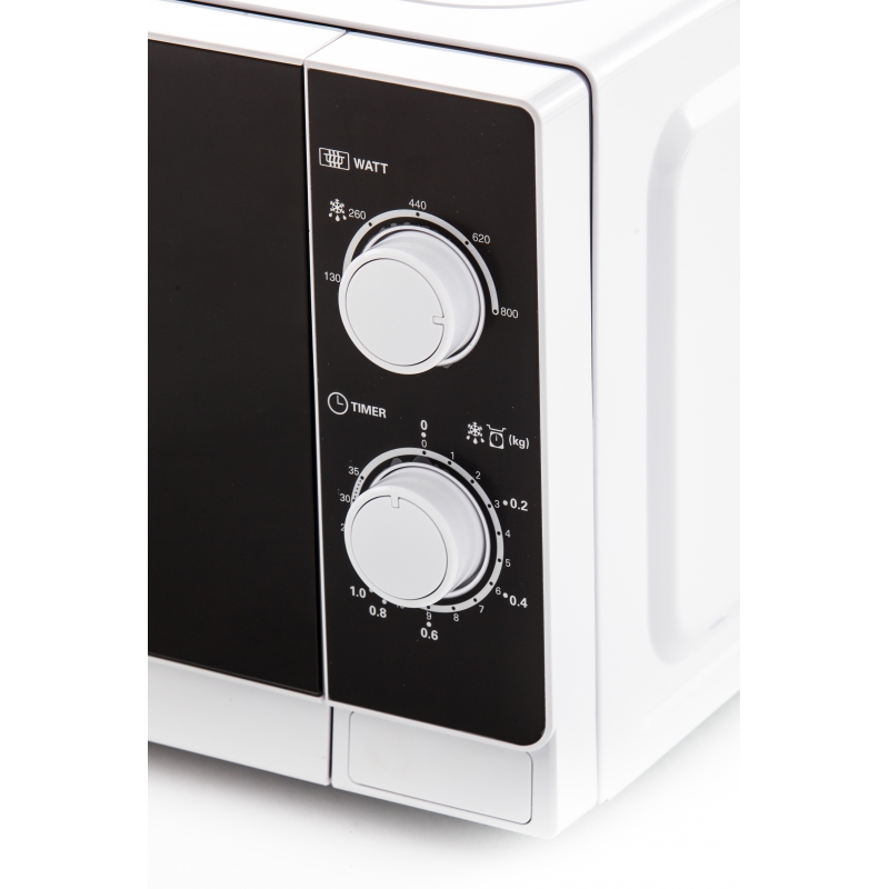 Sharp Home Appliances R-200WW Negro, Blanco Solo microondas Encimera 20 L 800 W