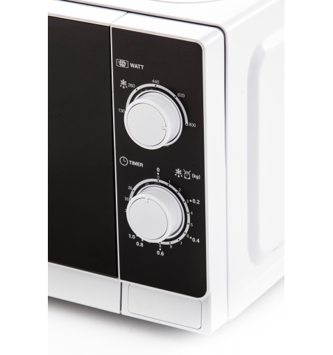 Sharp Home Appliances R-200WW Negro, Blanco Solo microondas Encimera 20 L 800 W