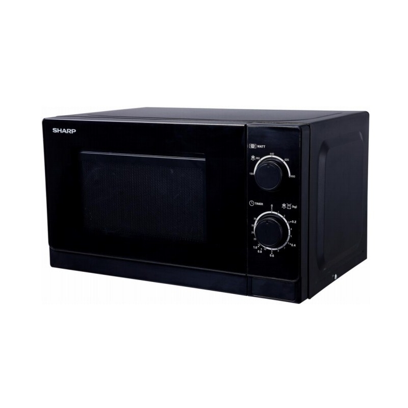 Sharp Home Appliances R-200BKW Mikrowelle Schwarz Arbeitsplatte 20 l 800 W