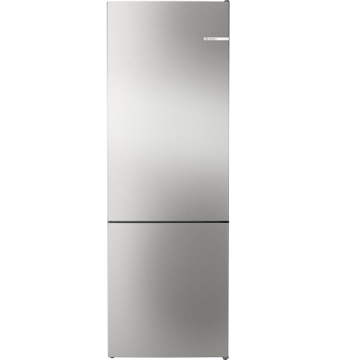 Bosch Serie 4 KGN492IAF réfrigérateur-congélateur Pose libre 440 L A Acier inoxydable