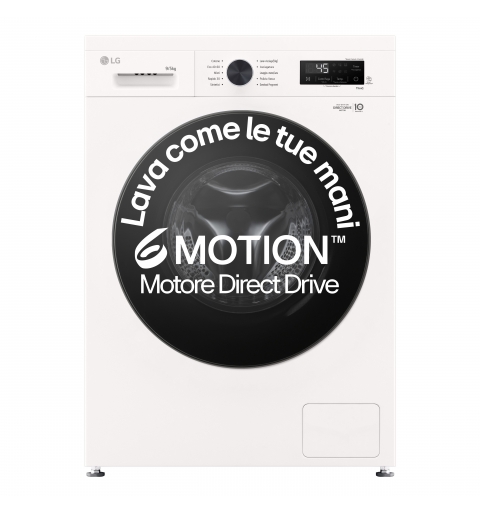 LG W4NX1095NWB washer dryer Freestanding Front-load White E
