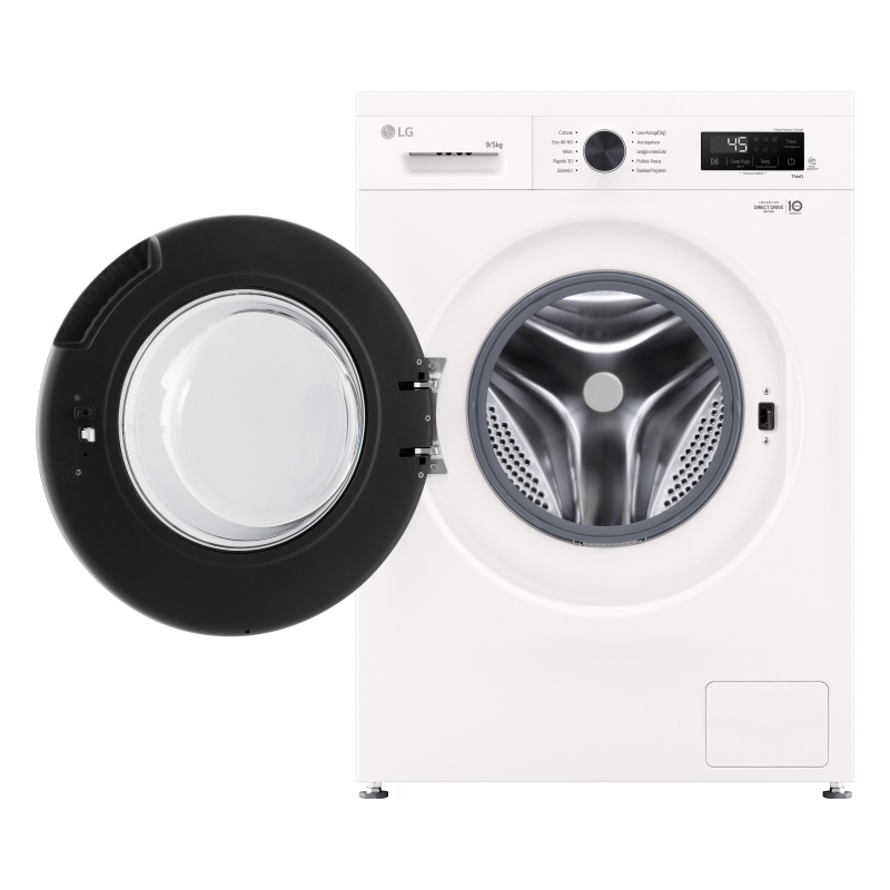 LG W4NX1095NWB lavadora-secadora Independiente Carga frontal Blanco E