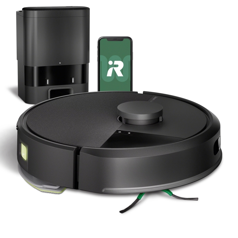 iRobot Roomba 105 Combo Robot + AutoEmpty Sans sac Noir