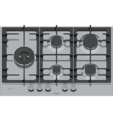 Bosch Serie 6 PCS7A5I90 Kochfeld Edelstahl Integriert 75 cm Gaskochfeld 5 Zone(n)