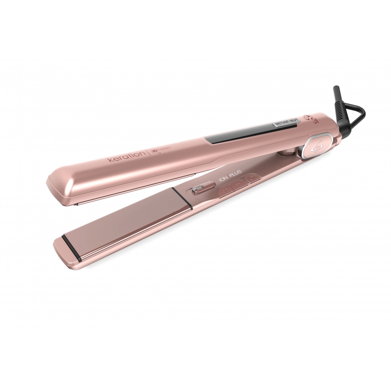 GA.MA Starlight 3D Keration Fer à lisser À chaleur Rose 43 W 2,5 m