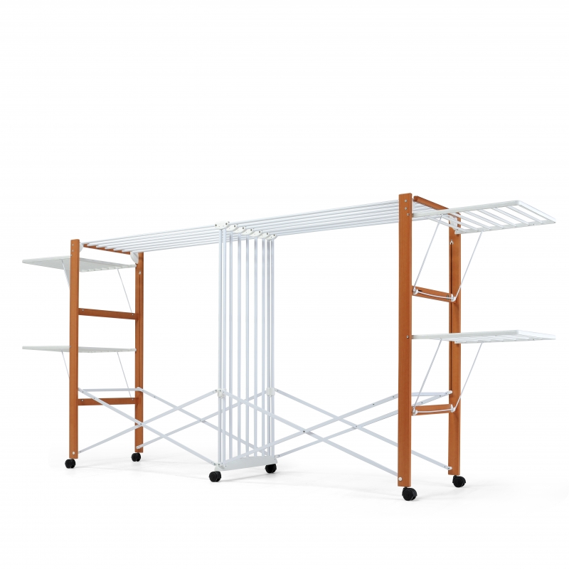 Foppapedretti Allungo Floor-standing rack Black, Walnut, White