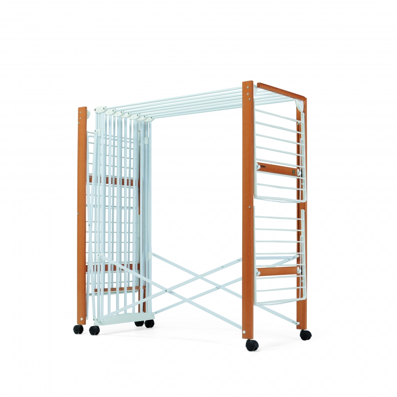 Foppapedretti Allungo Floor-standing rack Black, Walnut, White