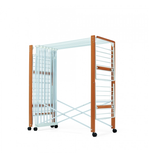Foppapedretti Allungo Floor-standing rack Black, Walnut, White