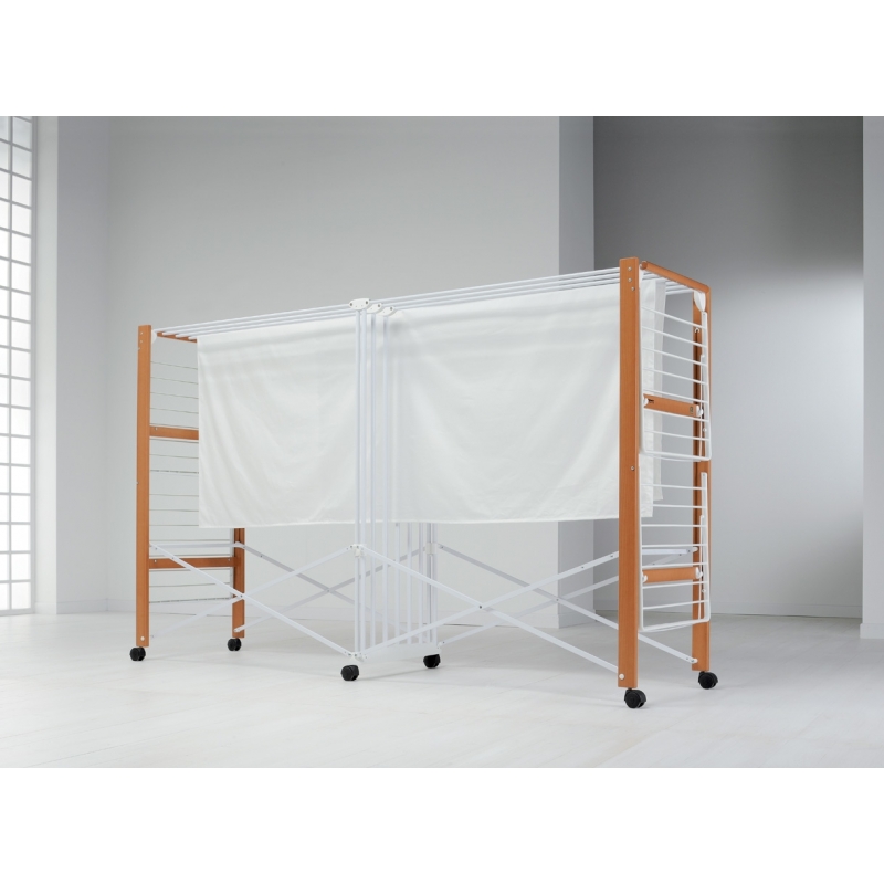 Foppapedretti Allungo Floor-standing rack Black, Walnut, White