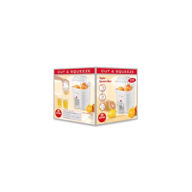 Macom Cut & Squeeze citrus press White