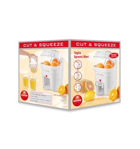 Macom Cut & Squeeze citrus press White