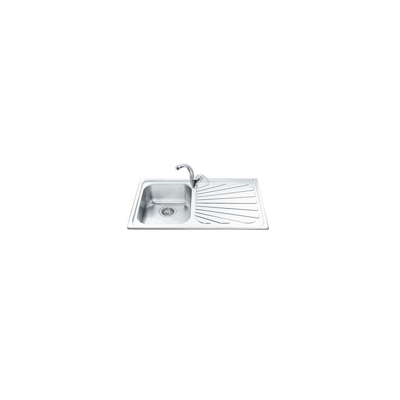 Smeg SP861D fregadero Fregadero empotrado Rectangular Acero inoxidable